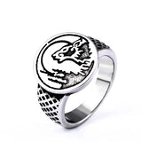 Bague Loup<br> Chevalière - Loup-Faction