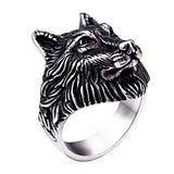 Bague Loup<br> Tête De Loup - Loup-Faction