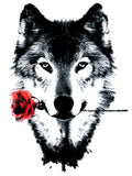 Tatouage Temporaire Loup<br> Charmeur - Loup-Faction
