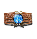Bracelet Loup<br> Infinity (Cuir) - Loup-Faction