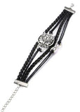 Bracelet Loup<br> Infini (Cuir) - Loup-Faction
