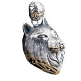 Pendentif Loup<br> Roi D'argent - Loup-Faction