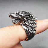 Bague Loup<br> Fourrure D'argent - Loup-Faction