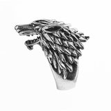 Bague Loup<br> Fourrure D'argent - Loup-Faction