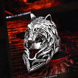 Bague Loup<br> Ibérique - Loup-Faction