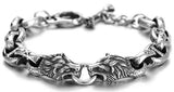 Bracelet Loup<br> Antique (Argent) - Loup-Faction