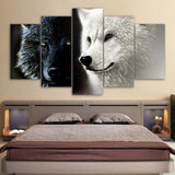 Tableau Loup<br> Ange Et Démon - Loup-Faction