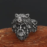 Bague loup<br> Demi Homme - Loup-Faction