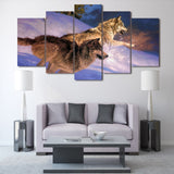 Tableau Loup<br> Balade Enneigé - Loup-Faction