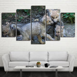 Tableau Loup<br> Louveteaux Sauvages - Loup-Faction