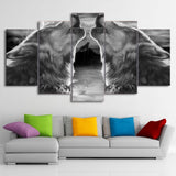Tableau Loup<br> Hurlement - Loup-Faction