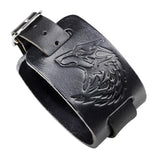 Bracelet Loup<br> Rock (Cuir) - Loup-Faction