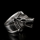 Bague Loup<br> Hurlement - Loup-Faction