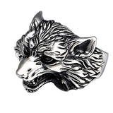 Bague Loup<br> Métal - Loup-Faction