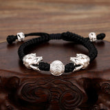 Bracelet Loup<br> Croc de Loup (Argent) - Loup-Faction