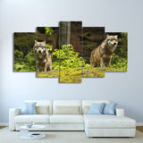 Tableau Loup<br> Verdure - Loup-Faction