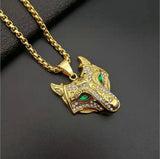Pendentif Loup<br> Regard Pétrifiant - Loup-Faction