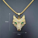 Pendentif Loup<br> Regard Pétrifiant - Loup-Faction