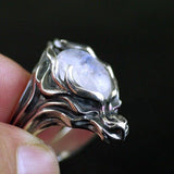 Bague Loup<br> Pierre Sacrée - Loup-Faction