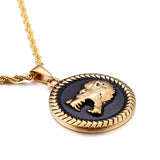 Pendentif Loup<br> Titanium - Loup-Faction