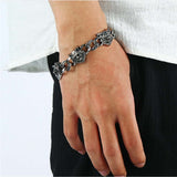 Bracelet Loup <br> Symbole Enchainée - Loup-Faction
