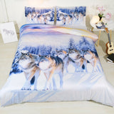 Housse de Couette Loup<br> Froid Polaire - Loup-Faction