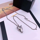 Pendentif Loup<br> Dieu d'argent - Loup-Faction