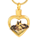 Pendentif Loup<br> Coeur Pur - Loup-Faction