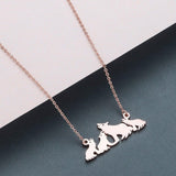 Pendentif Loup<br> en Famille - Loup-Faction
