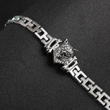 Bracelet Loup<br> Maître Alpha (Acier) - Loup-Faction