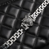 Bracelet Loup<br> Maître Alpha (Acier) - Loup-Faction