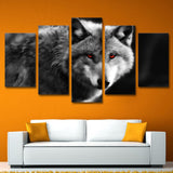Tableau Loup<br> Noir Et Blanc - Loup-Faction
