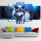 Tableau Loup<br> Féerique - Loup-Faction