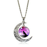Pendentif Loup <br> Croissant de Lune - Loup-Faction