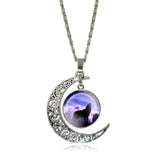 Pendentif Loup <br> Croissant de Lune - Loup-Faction
