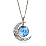 Pendentif Loup <br> Croissant de Lune - Loup-Faction