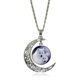 Pendentif Loup <br> Croissant de Lune - Loup-Faction