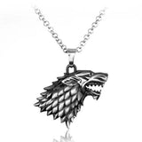Pendentif Loup<br> Tête de Loup Stark - Loup-Faction