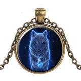 Pendentif Loup<br> Verre - Loup-Faction