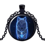 Pendentif Loup<br> Verre - Loup-Faction