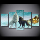 Tableau Loup<br> Dessin - Loup-Faction