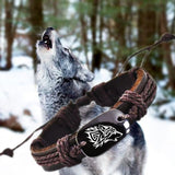 Bracelet Loup<br> Alpha (Cuir) - Loup-Faction