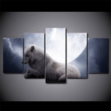 Tableau Loup<br> Lune Blanche - Loup-Faction