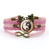 Bracelet Loup<br> Papillon (Cuir) - Loup-Faction