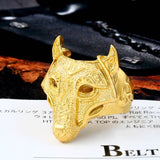 Bague Loup<br> Nordique - Loup-Faction