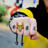 Bague Loup<br> Nordique - Loup-Faction
