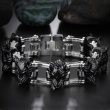 Bracelet Loup<br> Biker (Acier) - Loup-Faction