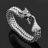 Bracelet Loup<br> Titane (Argent) - Loup-Faction