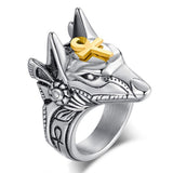Bague Loup<br> Anubis - Loup-Faction