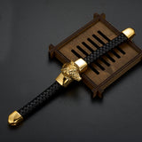 Bracelet Loup<br> Tête Dorée - Loup-Faction